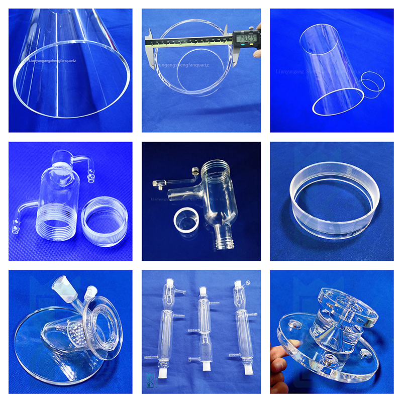 최신 회사 사례 Clear Fused Silica Quartz Coiled Tube--Amy