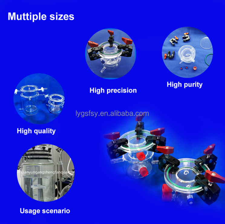 최신 회사 사례 JGS2 Quartz Photocatalytic Reactor for Lab & Industrial Photochemistry Applications-sara