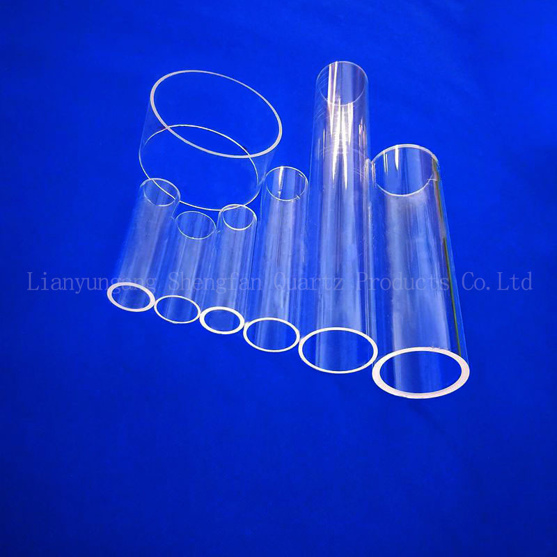 최신 회사 사례 High-purity and high temperature-resistant quartz tubes for photovoltaic and water treatment equipment-Mia