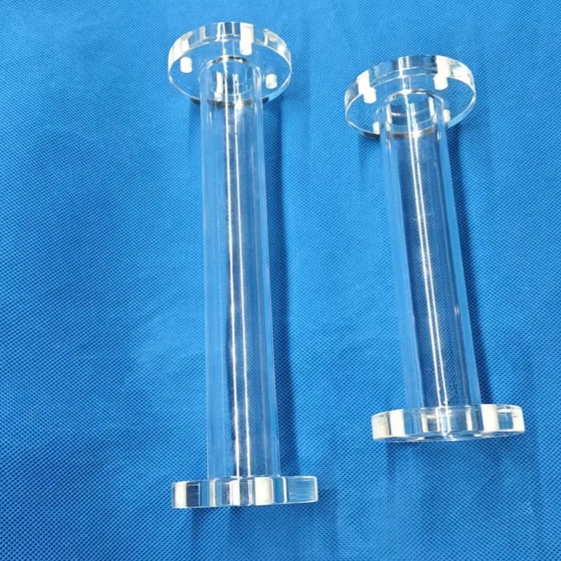 최신 회사 사례 Product Introduction of Quartz Flange Tube-sara
