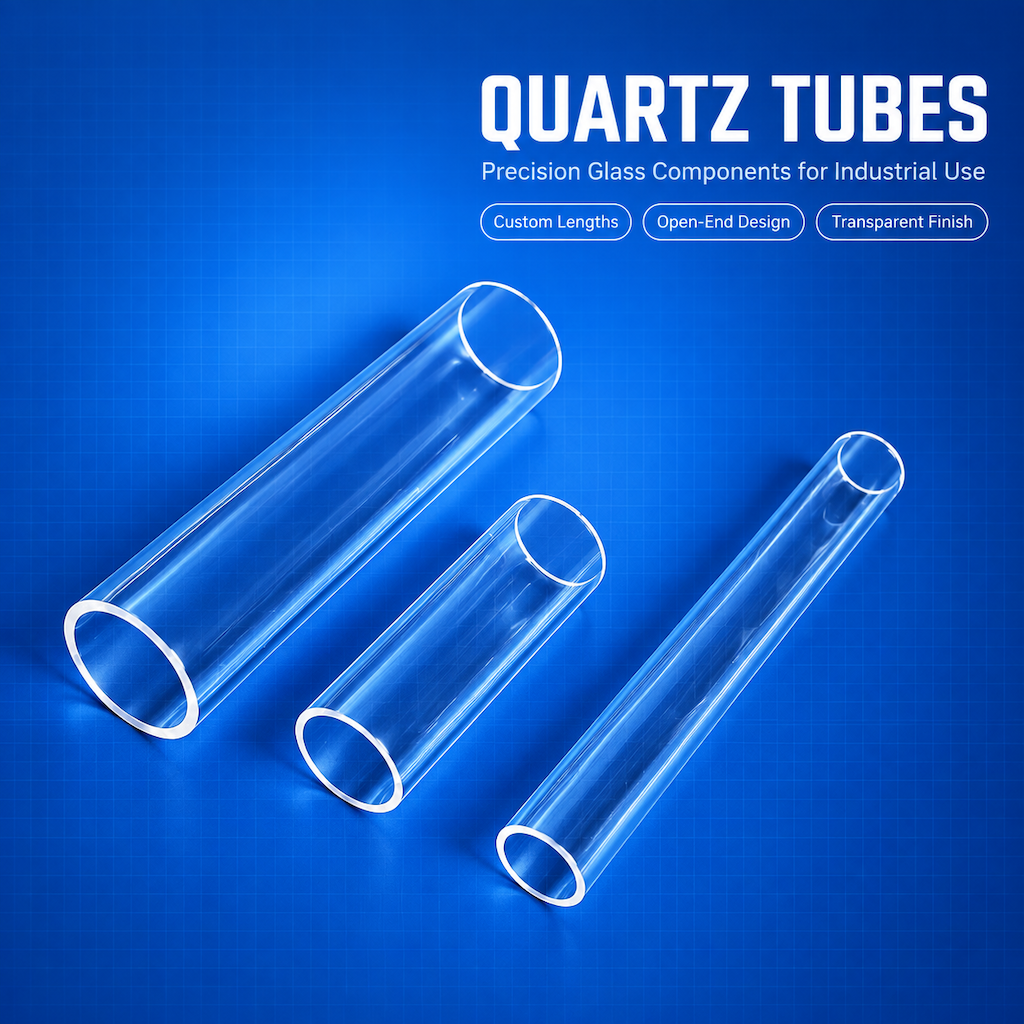 최신 회사 사례 Quartz Thermal Protection Tubes for High‑Temperature Tube Furnace Research-Mia