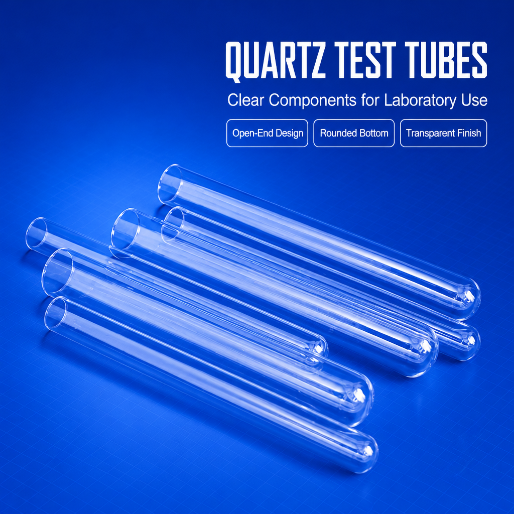 최신 회사 사례 High Purity Quartz Test Tubes for Analytical Chemistry Laboratory-Mia