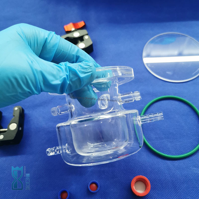 품질  Custom Manufacturing Clear Quartz Glass Reactor For Lab 공장