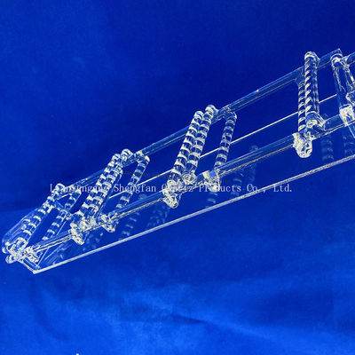 품질  High Purity Fused Silica Quartz Boat High Temperature Resistant Quartz Boat for Tube Furnace Laboratory Sintering 공장