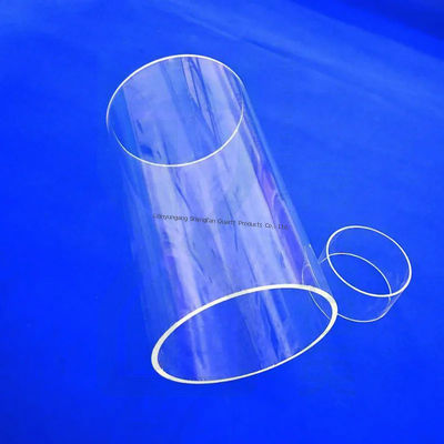 품질  Clear Quartz Tube for Semiconductor and Optical Applications 공장