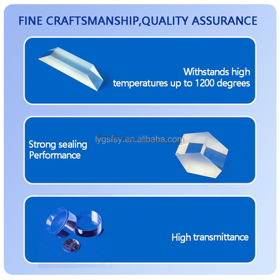 품질  Optical Quartz Prism Custom Cutting Welding Processing Service For Square Clear Quartz Plate 공장