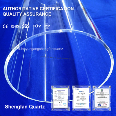 품질  High Temperature Heat Resistive Uv Quartz Tube Glass Sleeves Quartz Tubing For Furnace 공장