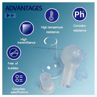 품질  Custom 50-5000ML Quartz Glass Round Bottom Long Neck Flask 공장