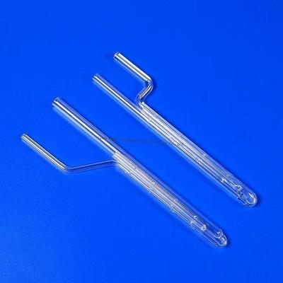 품질  Custom High Temperature and Corrosion Resistant BET Quartz Sample Tubes for Laboratory Use 공장