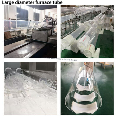 품질  High Temperature Resistant Corrosion Resistant High Purity Quartz Glass Tube Fused Quartz Tube 공장