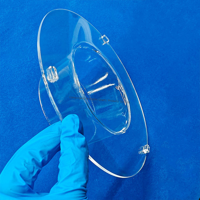 품질  Corrosion Resistance High Temperature Resistant Transparent Quartz Tube Flange Connected Quartz Glass Tube 공장