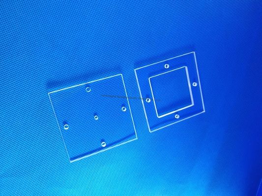 품질  Customized Quartz Glass Plate Quartz Glass Sheet for Fixing Test Tube Standard-Sized Holes Processing Plate 공장