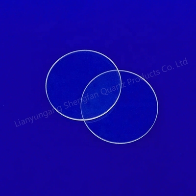 UVC를 위한 고온 레지스턴트 석영 유리 렌즈 99.99% 순도 방수는 이르렀습니다