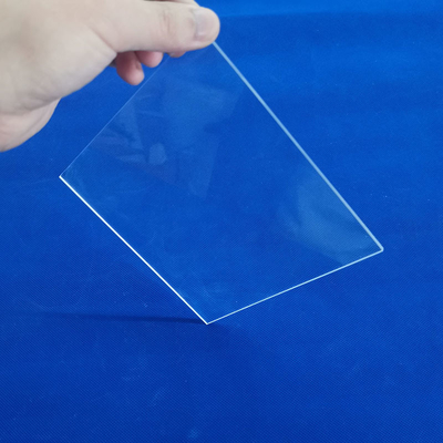 Customized Fused Quartz Glass Sheet Plate Polished 99.99 Purity