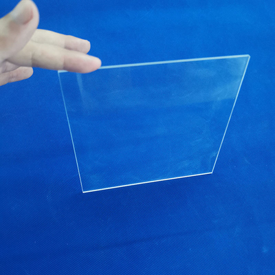 Heat Sensitive Quartz Glass Plate High Transmission Protect Transparent For UV Light