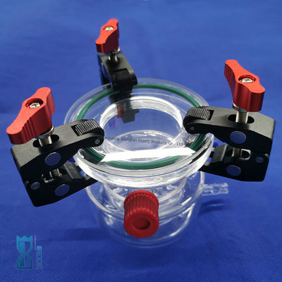 실험실용 맞춤형 석영 유리 반응기