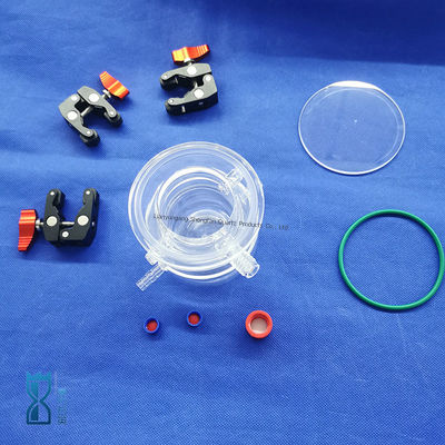 실험실용 맞춤형 석영 유리 반응기