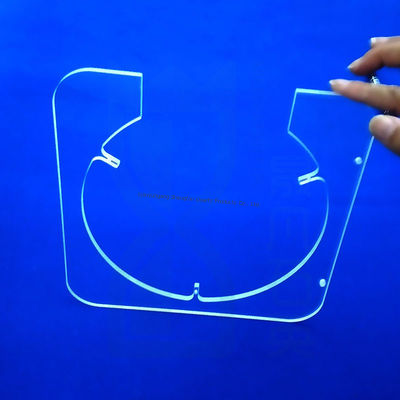 맞춤형 광학 융합 석영 유리 시트, 높은 투과율