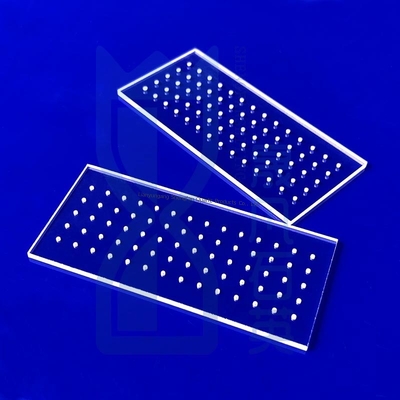 고순도 내열 성형 석영 유리 플레이트 ±0.02mm 공차 고온용 맞춤형