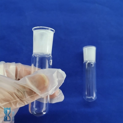 공장 사용자 지정 실험실 쿼츠 둥근 바닥 평면 시험 튜브 부식 저항 높은 온도