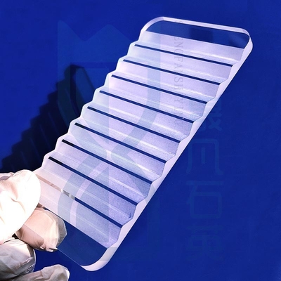 맞춤형 Cnc 광학 슬롯 쿼츠 유리 패널 창문 패널