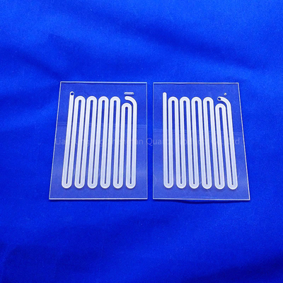 맞춤형 Cnc 광학 슬롯 쿼츠 유리 패널 창문 패널