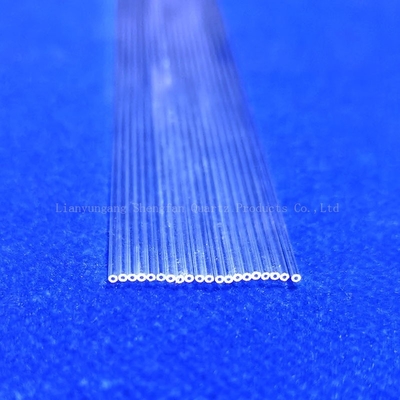 맞춤형 고온 및 경식 저항 고 순수성 쿼츠 모세혈관 벽 두께 0.25mm