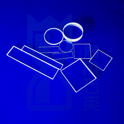 고 순수 고 온도 UV 창 perforated 융합 쿼츠 유리 판