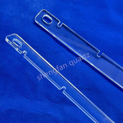 UV 맞춤형 열 저항성 녹은 실리카 쿼츠 유리 판 맑은 쿼츠 유리 기판 쿼츠 판 뚫린