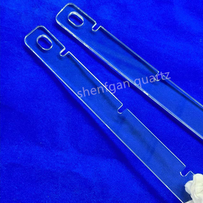 UV 맞춤형 열 저항성 녹은 실리카 쿼츠 유리 판 맑은 쿼츠 유리 기판 쿼츠 판 뚫린