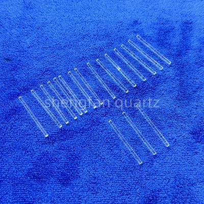 2.1mm 지름 쿼츠 유리 막대  Frosted 투명