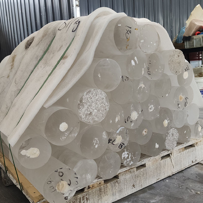 고순도 99.99% 쿼츠 원자재 쿼츠 무게 고온 저항성 1200°C