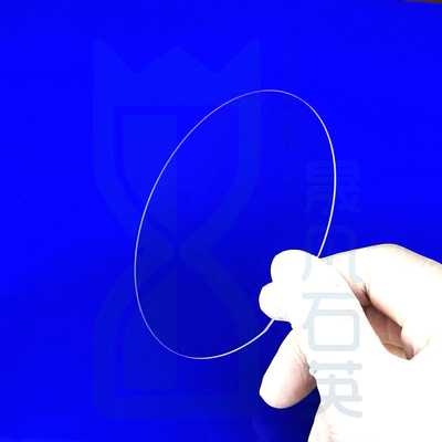 높은 빛 전송 창 껍질 쿼츠 유리 장 2 "4" 6 " 쿼츠 웨이퍼 웨이퍼 0.3mm 두께