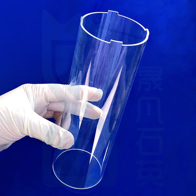 높은 온도 부패 저항 높은 투과성 쿼츠 유리 튜브 녹은 쿼츠