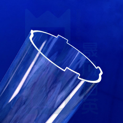 높은 온도 부패 저항 높은 투과성 쿼츠 유리 튜브 녹은 쿼츠