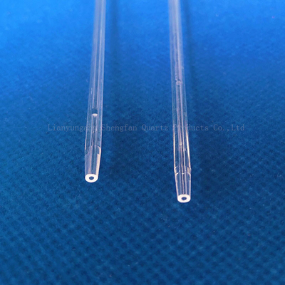 공장 사용자 지정 고온 저항 1mm-10mm 작은 지름 모세혈관 쿼츠 유리 튜브