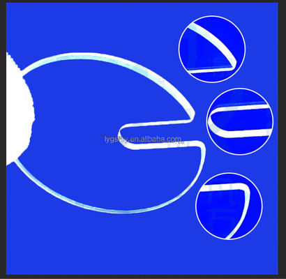 높은 투명성 99.99% 순수성 1100°C 작업 온도 쿼츠 유리판