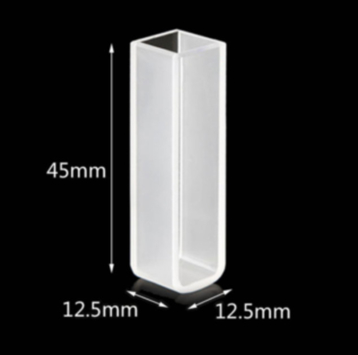 연구실 필수! 자외선 쿼츠 큐베트 5mL/10mL 100% 거품 없는 UV-Vis 스펙트럼 사진 측정기와 호환