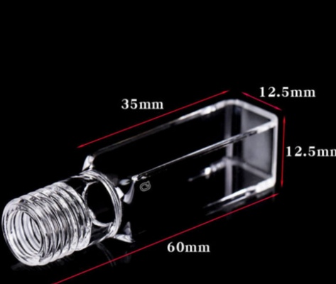 연구실 필수! 자외선 쿼츠 큐베트 5mL/10mL 100% 거품 없는 UV-Vis 스펙트럼 사진 측정기와 호환