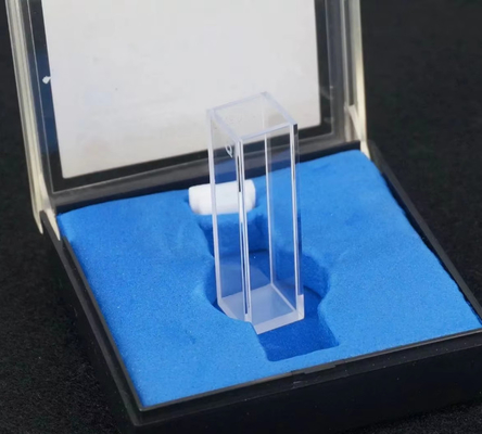 연구실 필수! 자외선 쿼츠 큐베트 5mL/10mL 100% 거품 없는 UV-Vis 스펙트럼 사진 측정기와 호환