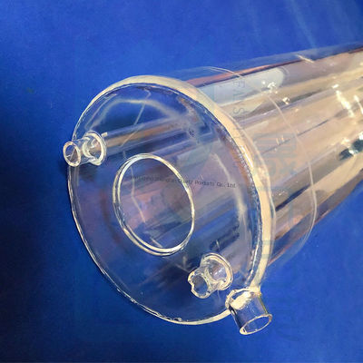 관절과 함께 맞춤 융합 실리카 쿼츠 유리 병