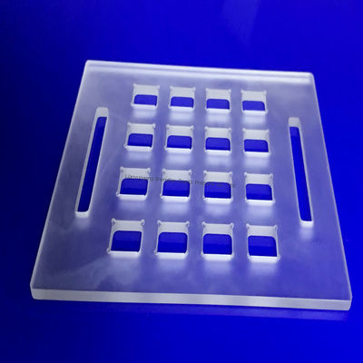 고순도 SIO2 99.99% 고온 저항 1100℃ 석영 유리판