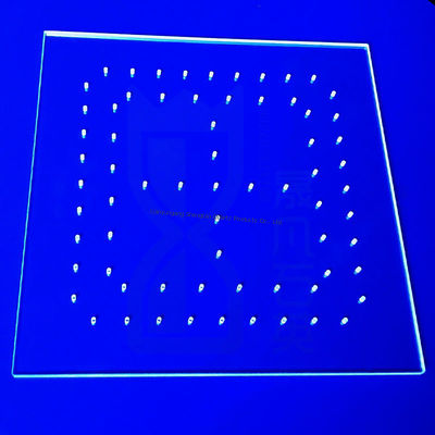 UV LED 정화기용 레이저 컷 맞춤형 고투과성 JGS1 JGS2 JGS3 석영 시트