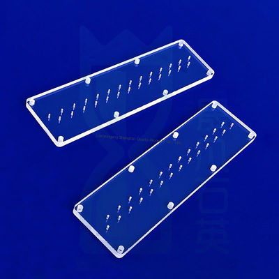 반도체 및 광학 응용 분야를 위한 맞춤형 고온 내성 및 고투명 석영 유리 플레이트