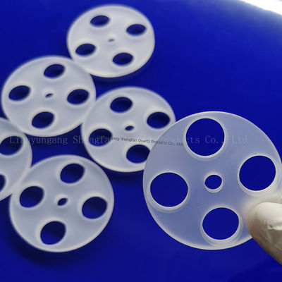 고순도 SIO2 99.99% 고온 저항 1100℃ 석영 유리판