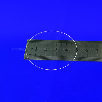 맞춤형 융합 쿼츠 디스크 쿼츠 유리판 92% 빛 전달 2.2g/cm3 밀도