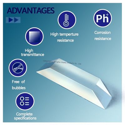 High Purity Clear Fused Quartz Plate with Precision Tolerance for Optical Instruments