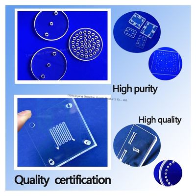 High Purity Clear Fused Quartz Plate with Precision Tolerance for Optical Instruments