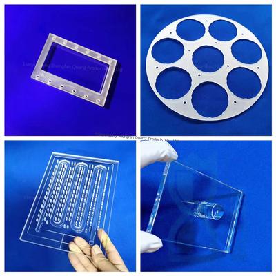 Customized Optical Clear High Purity Quartz Glass Plate with ±0.02mm Tolerance