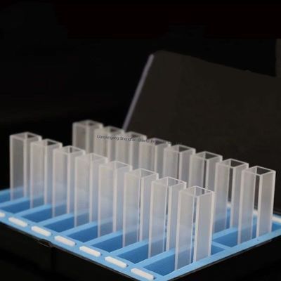 Corrosion-resistant and highly transparent quartz cuvettes are used in spectrometers and spectrophotometers